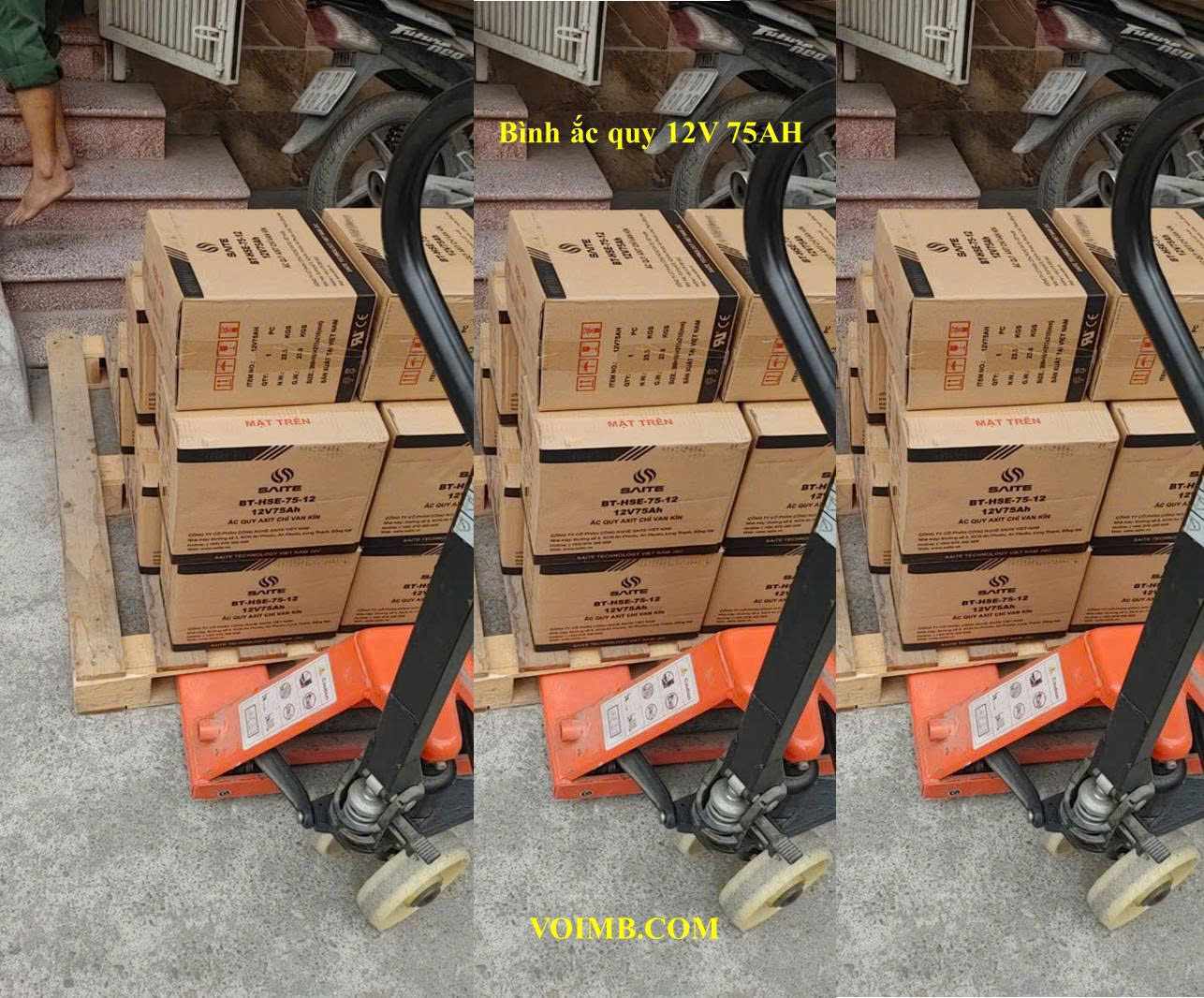 Ắc quy 12V 75Ah
